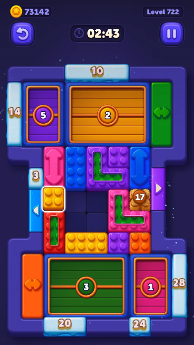 Block Out Level 722
