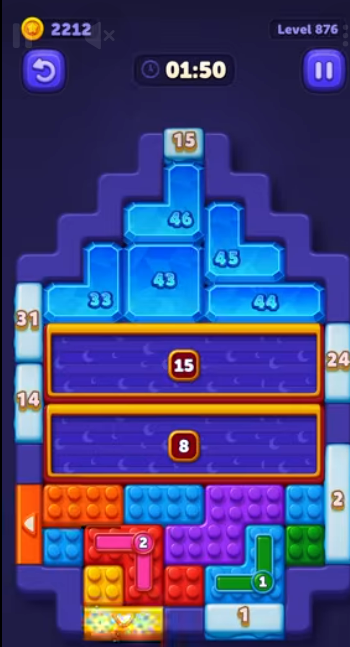 Block Out Level 876