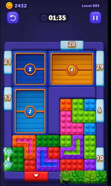 Block Out Level 883