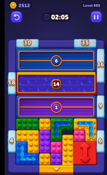 Block Out Level 885