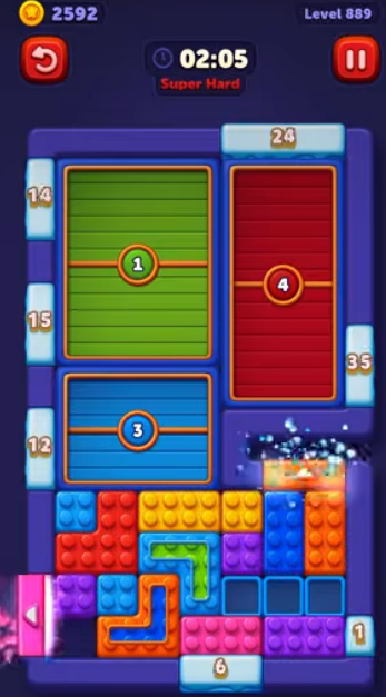 Block Out Level 889