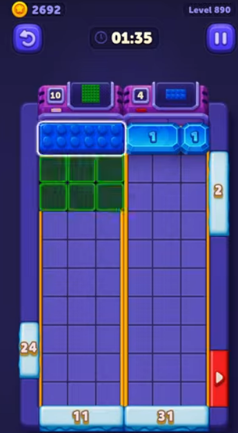 Block Out Level 890