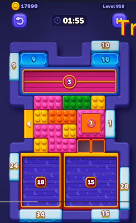 Block Out Level 958