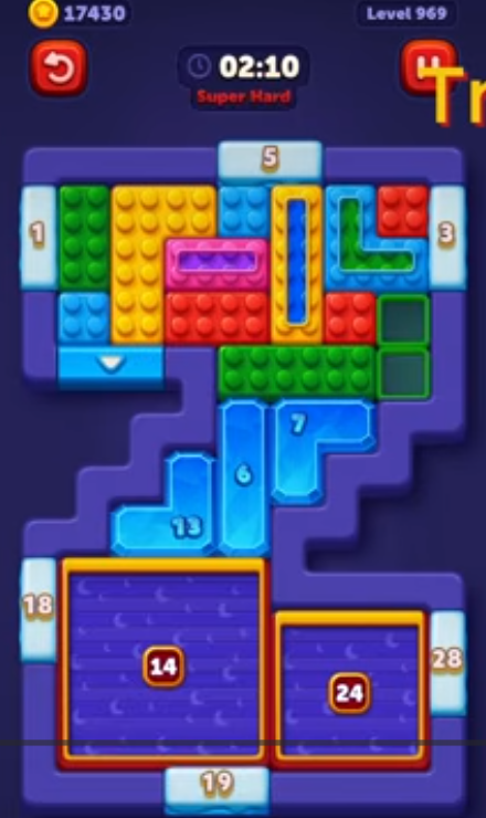 Block Out Level 969