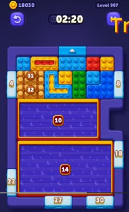 Block Out Level 987