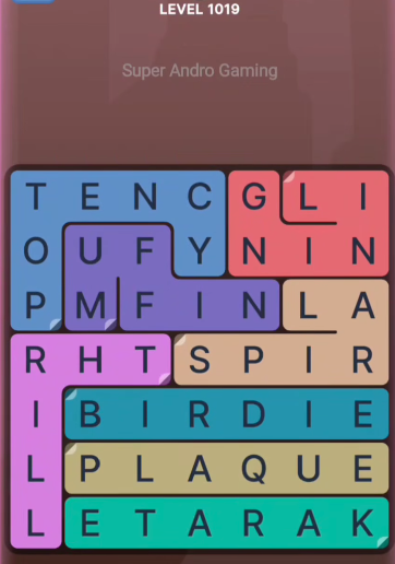 FillWords Level 1019