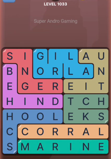 FillWords Level 1033
