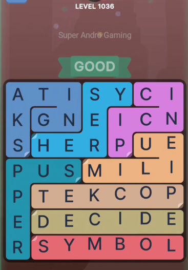 FillWords Level 1036