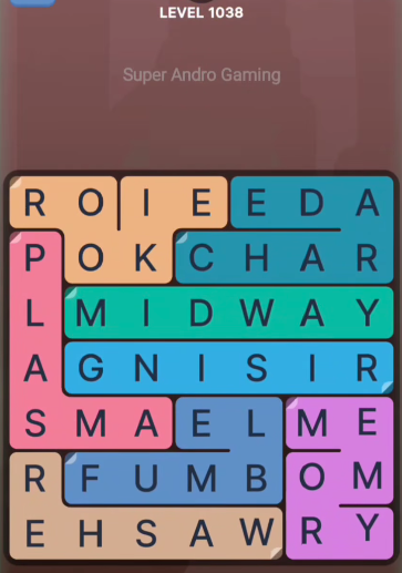 FillWords Level 1038