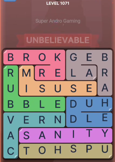 FillWords Level 1071