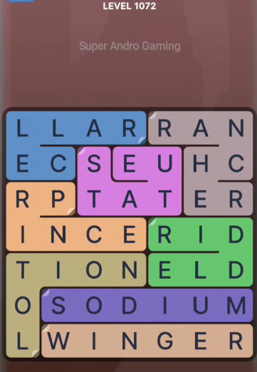 FillWords Level 1072