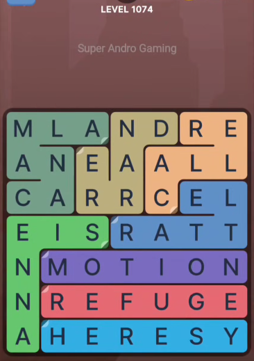 FillWords Level 1074