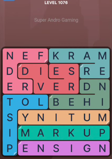 FillWords Level 1076