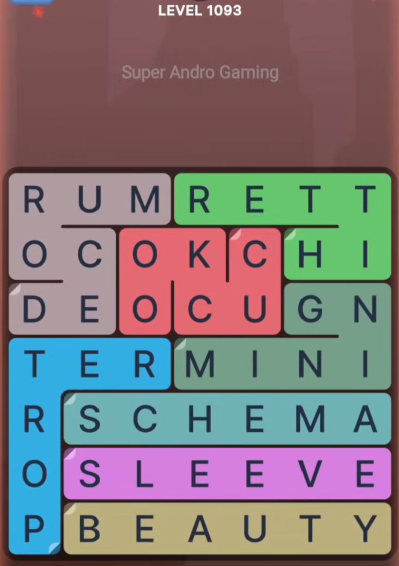 FillWords Level 1093