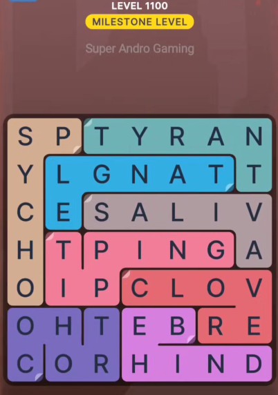 FillWords Level 1100