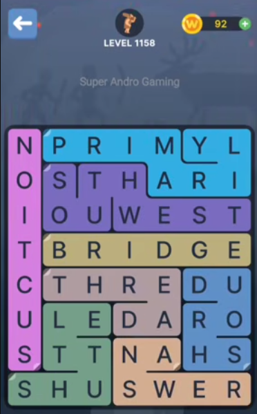 FillWords Level 1158