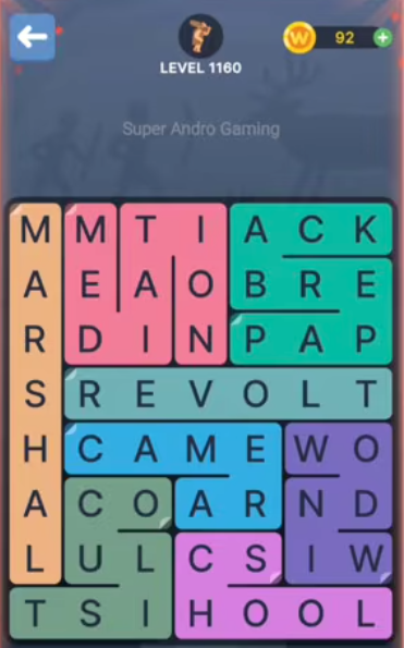 FillWords Level 1160