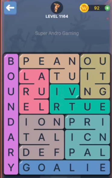 FillWords Level 1164