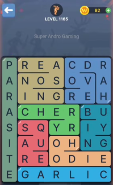 FillWords Level 1165