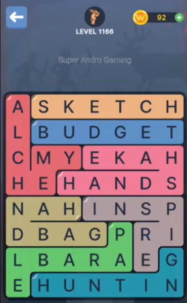 FillWords Level 1166