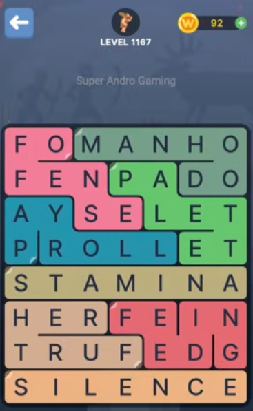 FillWords Level 1167
