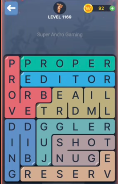 FillWords Level 1169