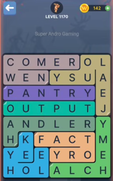 FillWords Level 1170