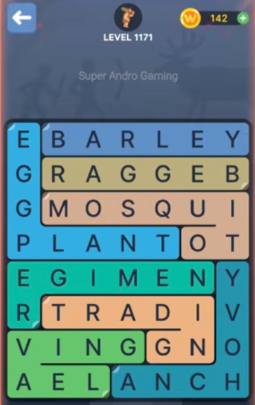 FillWords Level 1171