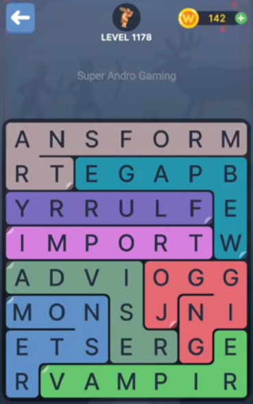 FillWords Level 1178