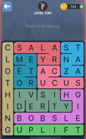 FillWords Level 1180