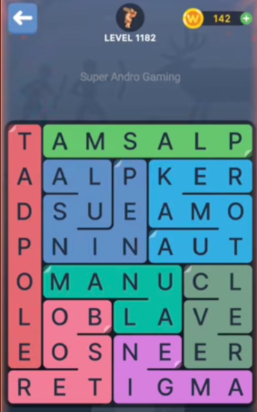 FillWords Level 1182