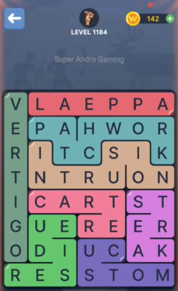 FillWords Level 1184