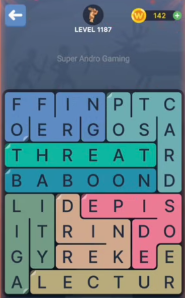 FillWords Level 1187