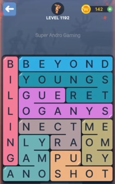 FillWords Level 1192