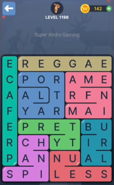 FillWords Level 1198