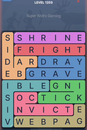FillWords Level 1203