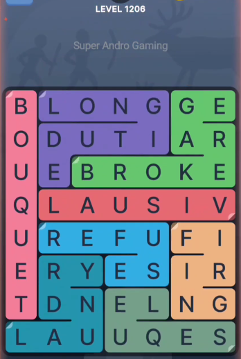 FillWords Level 1206
