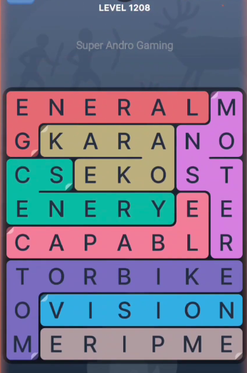 FillWords Level 1208