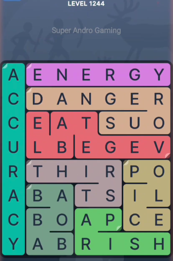 FillWords Level 1244