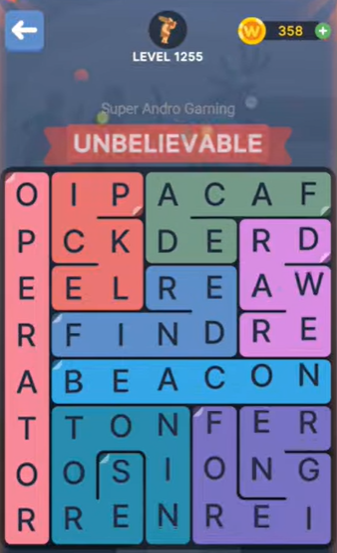 FillWords Level 1255