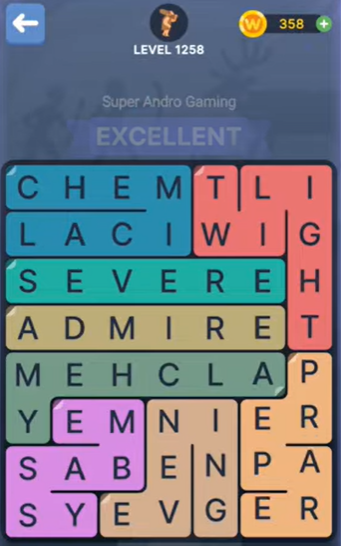 FillWords Level 1258
