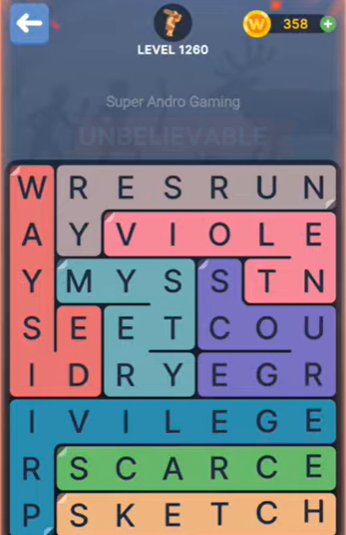 FillWords Level 1260