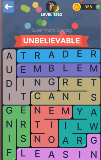 FillWords Level 1262