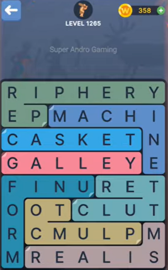 FillWords Level 1265