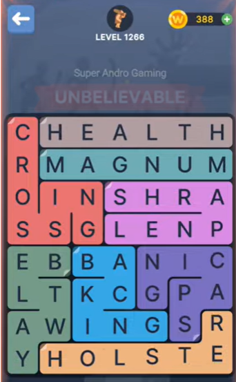 FillWords Level 1266