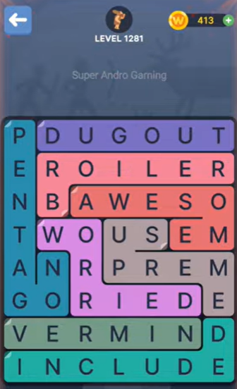 FillWords Level 1281