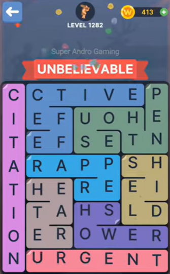 FillWords Level 1282