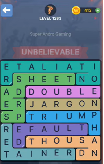 FillWords Level 1283