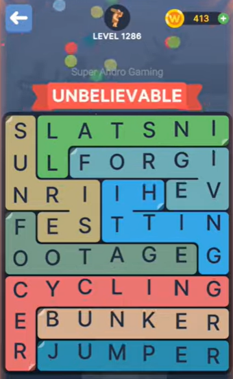 FillWords Level 1286