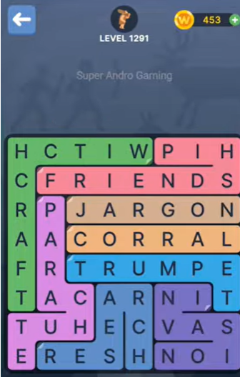 FillWords Level 1291
